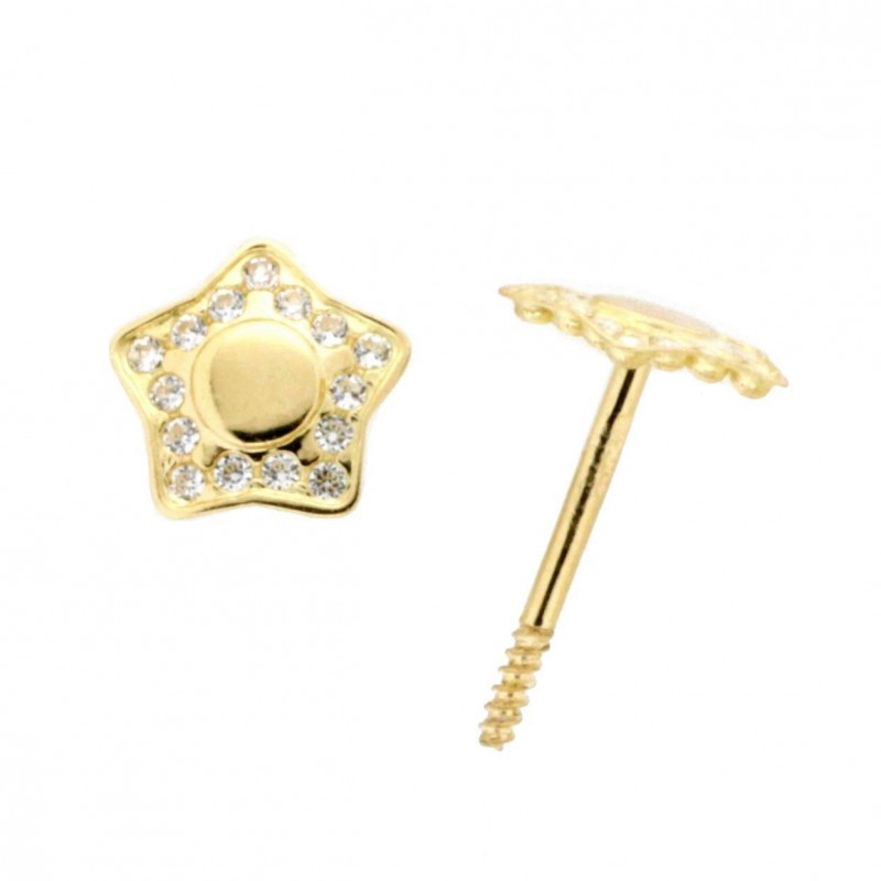 Pendientes oro amarillo 18K [27-10562-P]