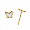 Pendientes nacar oro amarillo 18K [27-10566-P]