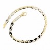 Pulsera bicolor oro 18k [17-60-6-p]
