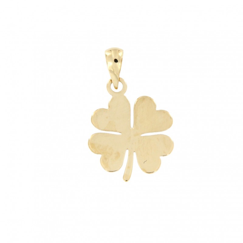 Colgante trebol cuatro hojas oro amarillo 18k [27-10665-38 ]