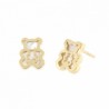 Pendientes osito nacar oro amarillo 18K [27-11237-2-P]
