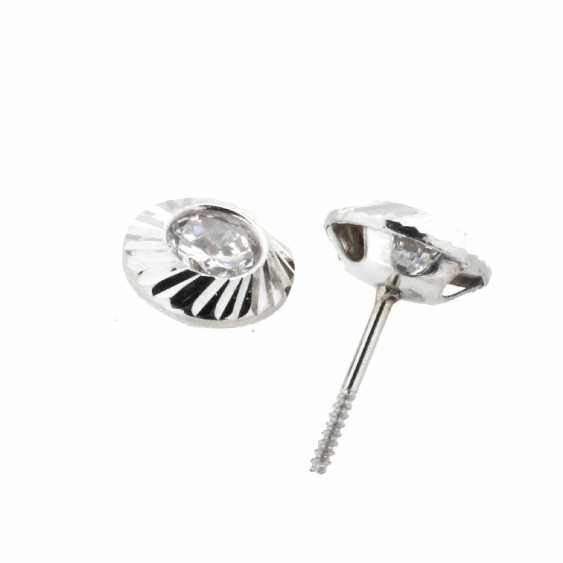 Pendientes oro blanco