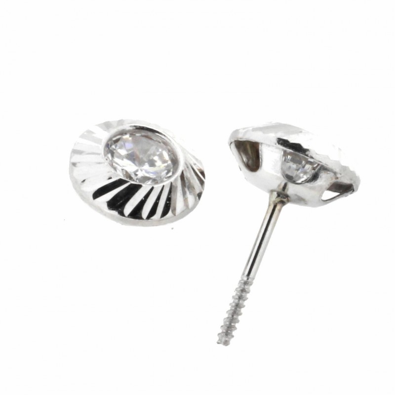 Pendientes oro blanco