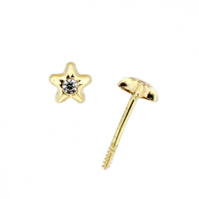 Pendientes oro amarillo 18K [27-2759-T-P]