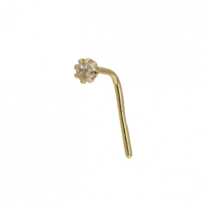Piercing nariz oro 18 quilates [27-3454]
