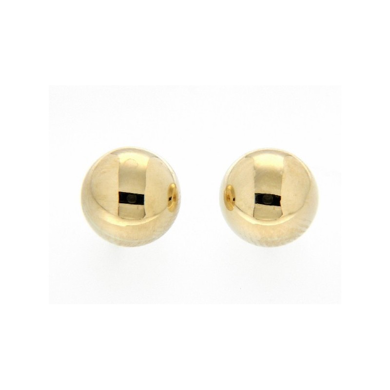 Pendientes bola oro amarillo 18K [27-3566-8-P]