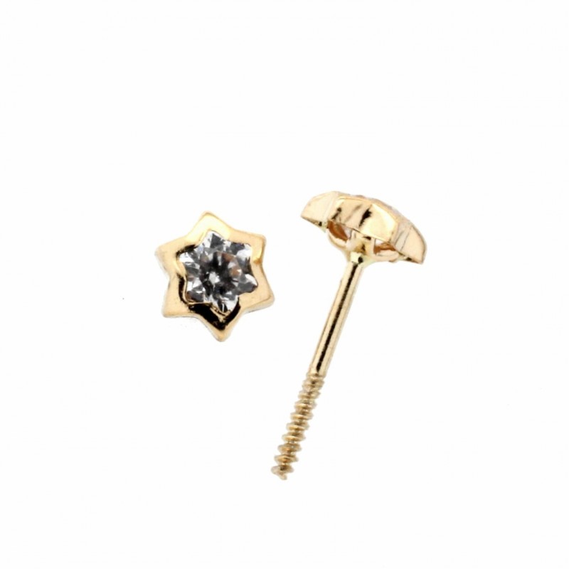 Pendientes oro amarillo 18K [27-374-P]