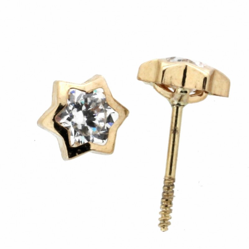 Pendientes oro amarillo 18K [27-375-P]