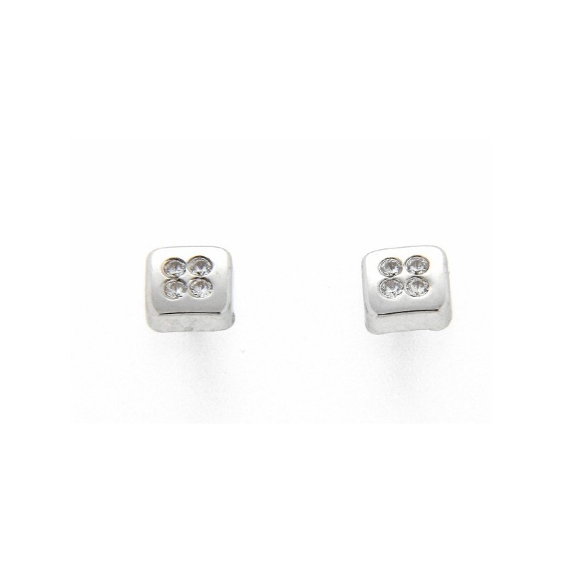 Pendientes oro blanco