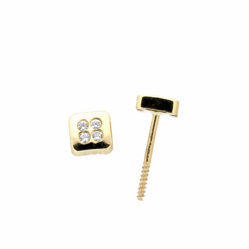 Pendientes oro amarillo 18K [27-6323-P]