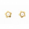 Pendientes perla oro amarillo 18K [27-7270-P]