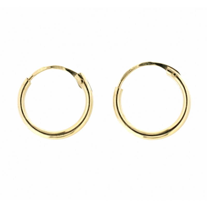 Pendientes aro oro 18k [27-7492-10-p]
