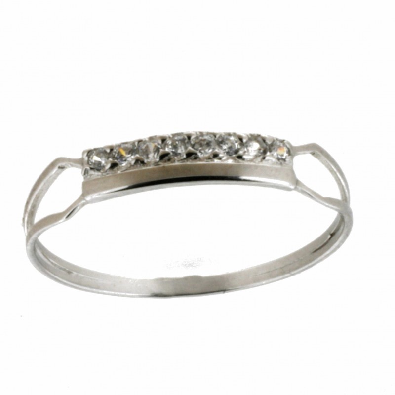 Sortija comunion oro blanco