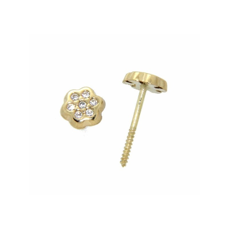 Pendientes oro amarillo 18K [27-7777-P]
