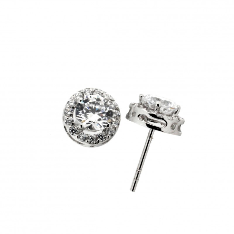 Pendientes oro blanco 18K [27-8161-1B-P]