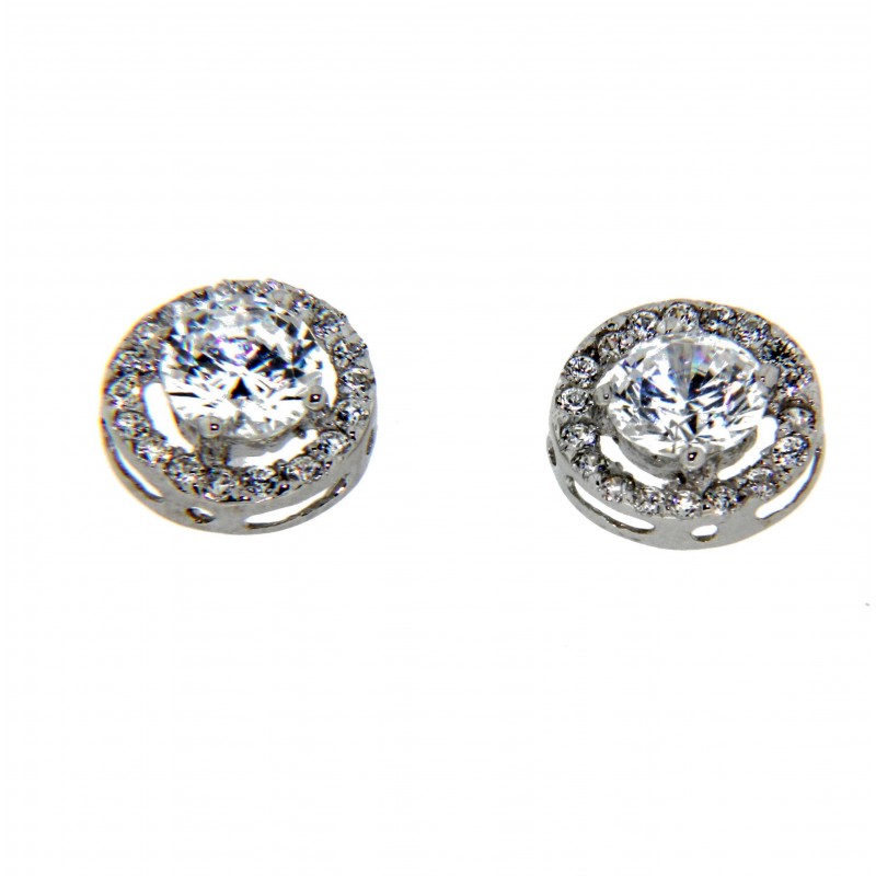 Pendientes oro blanco 18K [27-8161-3B-P]