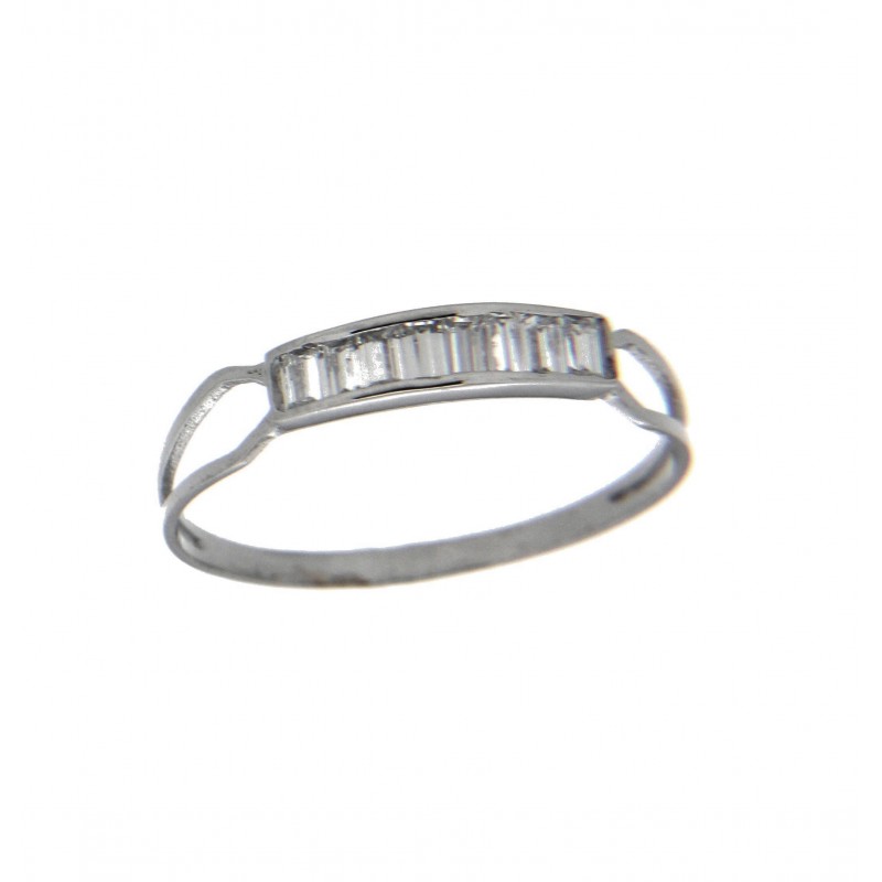 Sortija comunion oro blanco