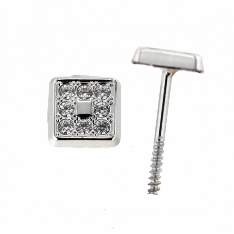 Pendientes oro blanco