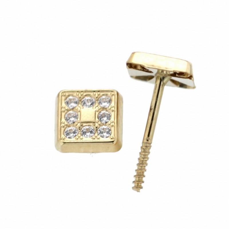 Pendientes oro amarillo 18K [27-8671-P]