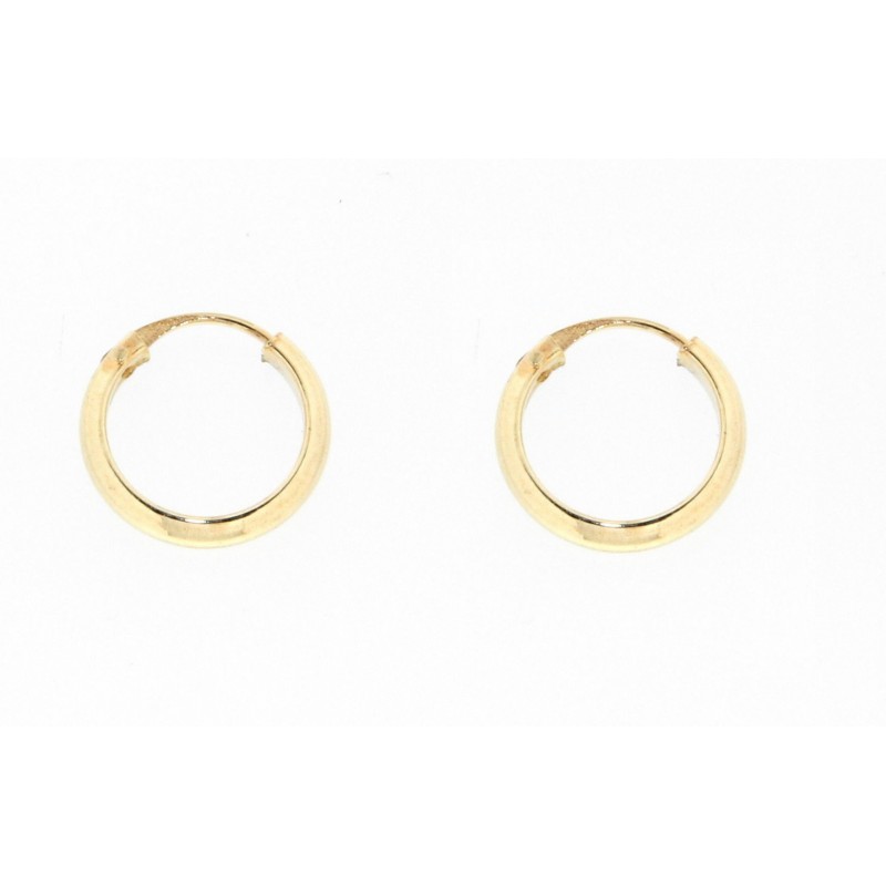 Pendientes aro oro 18k [27-8711-10-p]