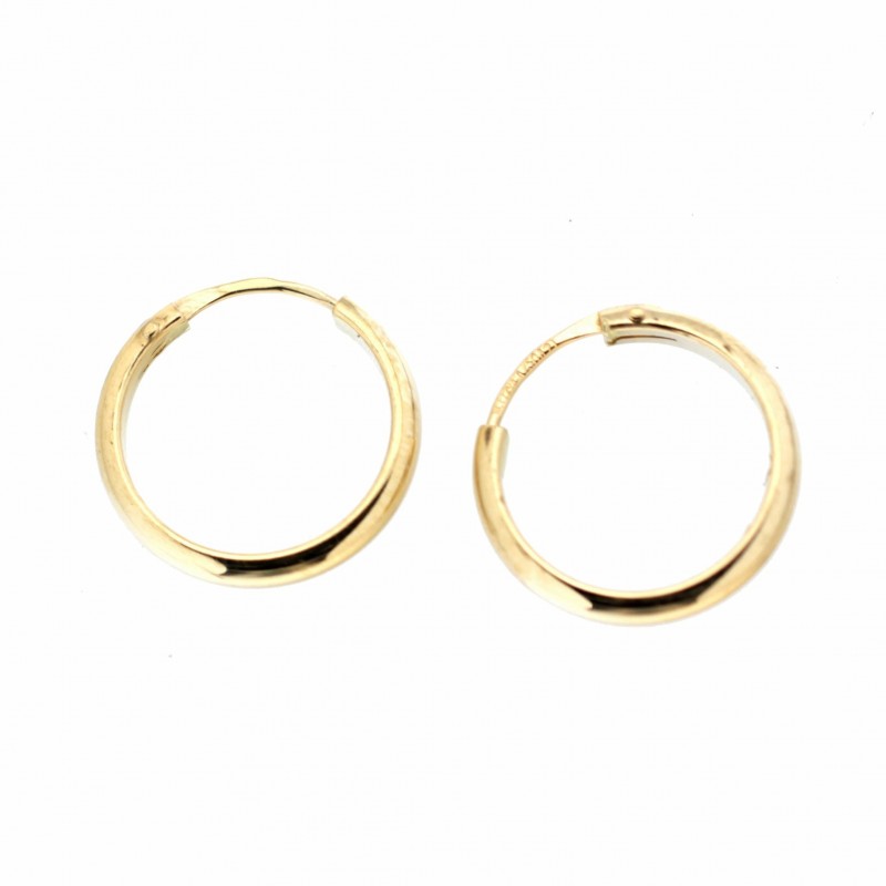 Pendientes aro oro 18k [27-8711-12-p]
