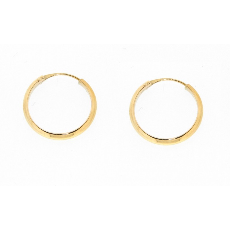 Pendientes aro oro 18k [27-8711-14-p]
