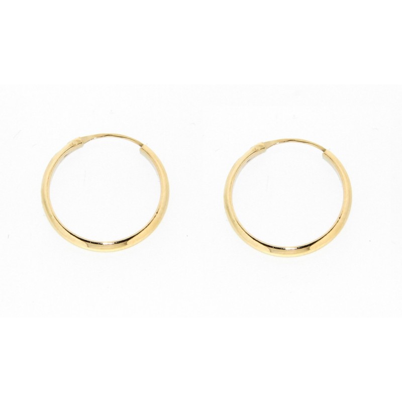 Pendientes aro oro 18k [27-8711-16-p]