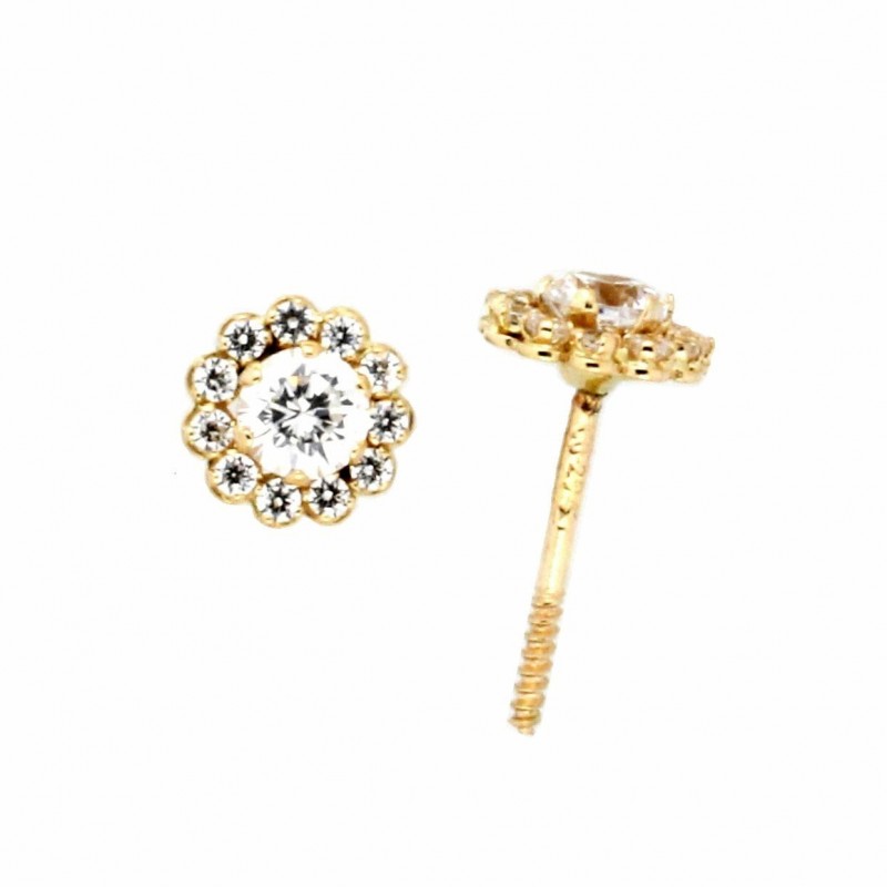 Pendientes oro amarillo 18K [27-8745-2-P]