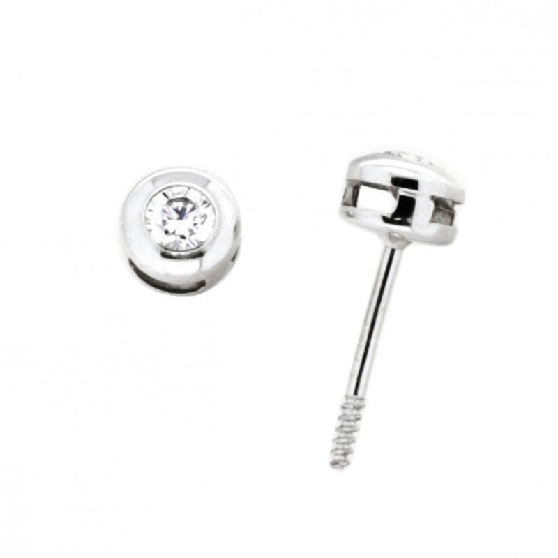 Pendientes oro blanco 18K [27-8864-2B-P]