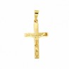 Cruz con cristo oro de 18k [27-8982]