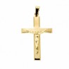 Cruz con cristo oro de 18k [27-8984]