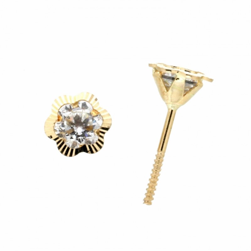 Pendientes oro amarillo 18K [27-9028-P]