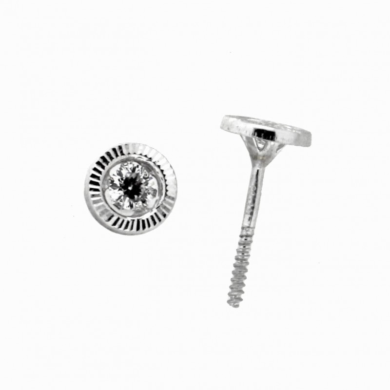 Pendientes oro blanco 18K [27-9043-1B-P]