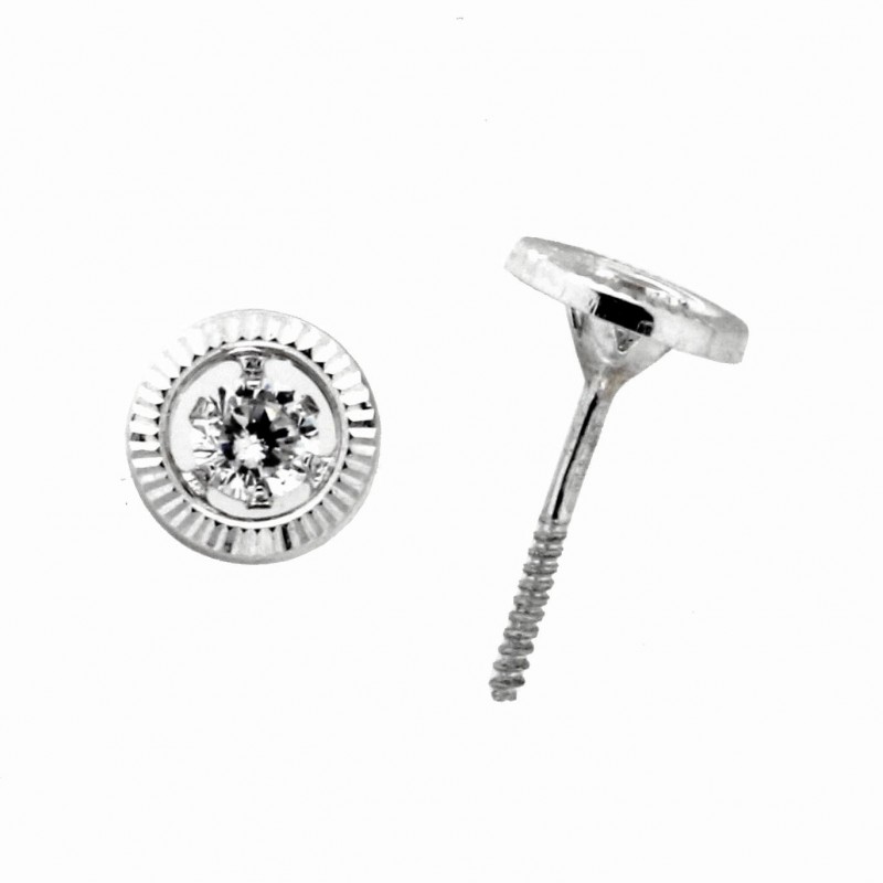 Pendientes oro blanco 18K [27-9043-2B-P]