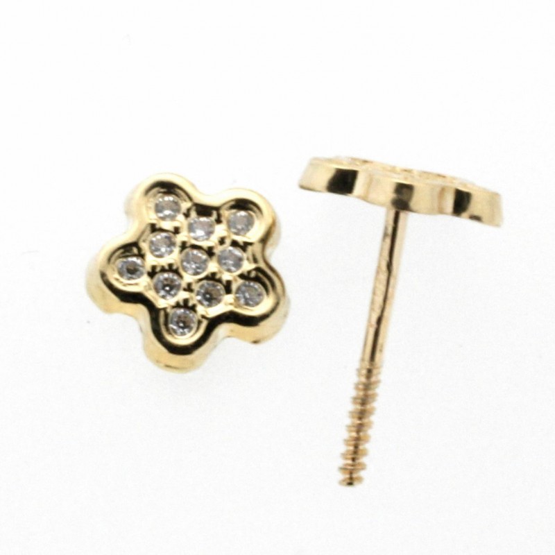 Pendientes oro amarillo 18K [27-9060-P]