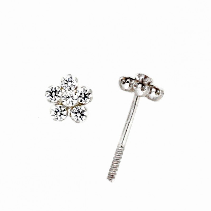 Pendientes oro blanco 18K [27-9198-1B-P]