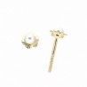Pendientes perla oro amarillo 18K [27-9206-P]