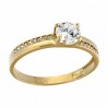 Solitario, oro 18k [ 27-9224-s ]