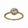 Solitario, oro 18k [ 27-9303-s ]