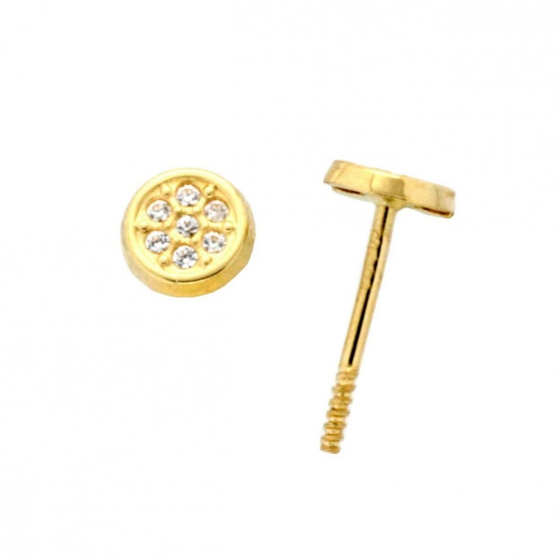 Pendientes oro amarillo 18K [27-9477-P]