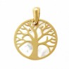 Colgante arbol vida nacar oro amarillo 18k [27-9521 ]