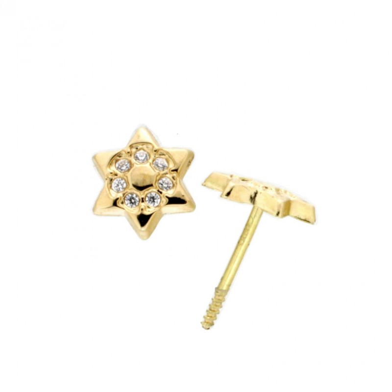 Pendientes oro amarillo 18K [27-9625-2-P]