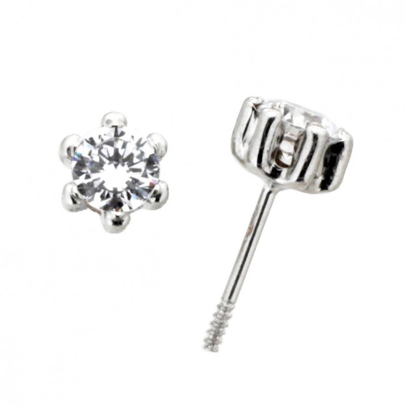 Pendientes oro blanco 18K [27-9638-3B-P]