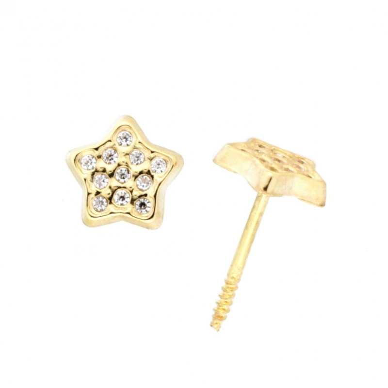 Pendientes oro amarillo 18K [27-9658-P]