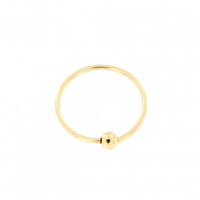 Piercing nariz aro bola oro 18 quilates [27-9738-8]