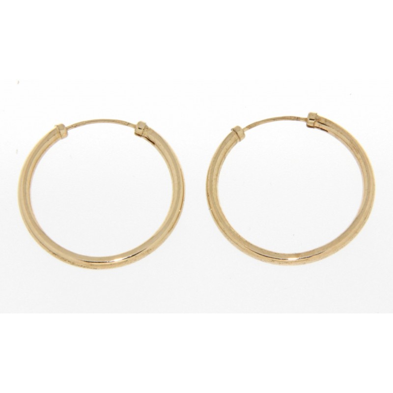 Pendientes aro oro 18k [27-9980-25-p]