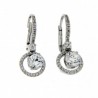 Pendientes oro blanco oro 18k [29-5-p]