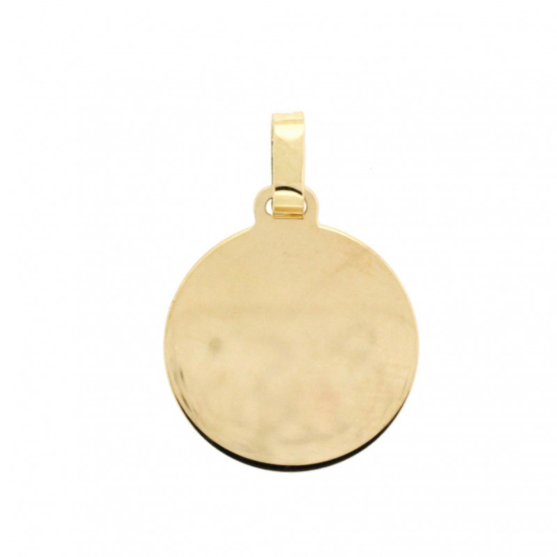 Disco 14 mm oro amarillo 18k [2-disco-14 ]