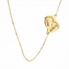 Colgante pies con cadena oro amarillo 18k [2-10002 ]