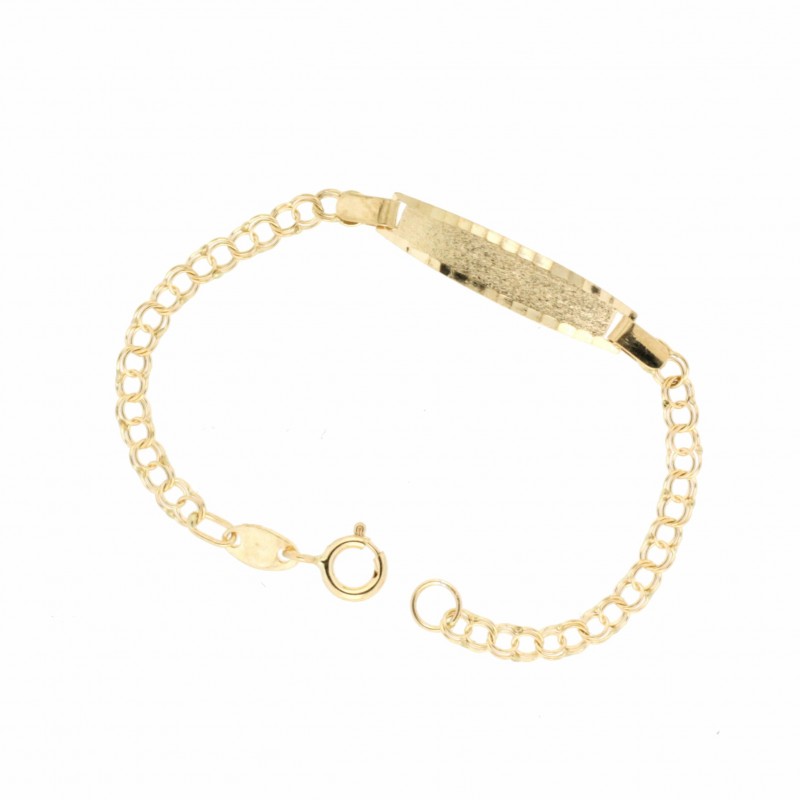 Pulsera hungara chapa bebé oro 18k [35-h-1-14]